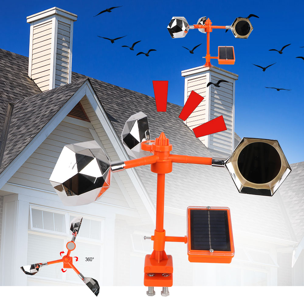Solar Reflective Bird Repeller - Solar Bird Scarer recension och pris