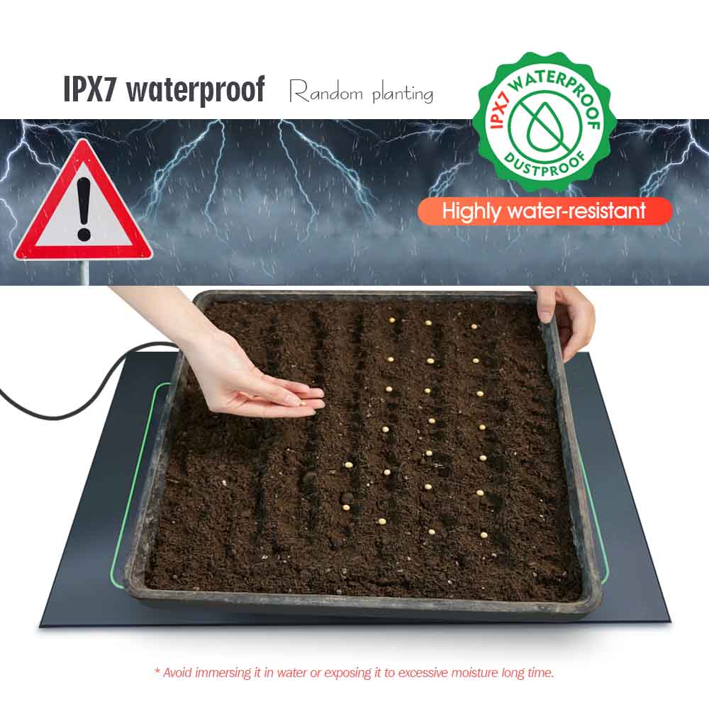 7-100W Plants Heating Pad with - Seedling Heat Mat recension och pris