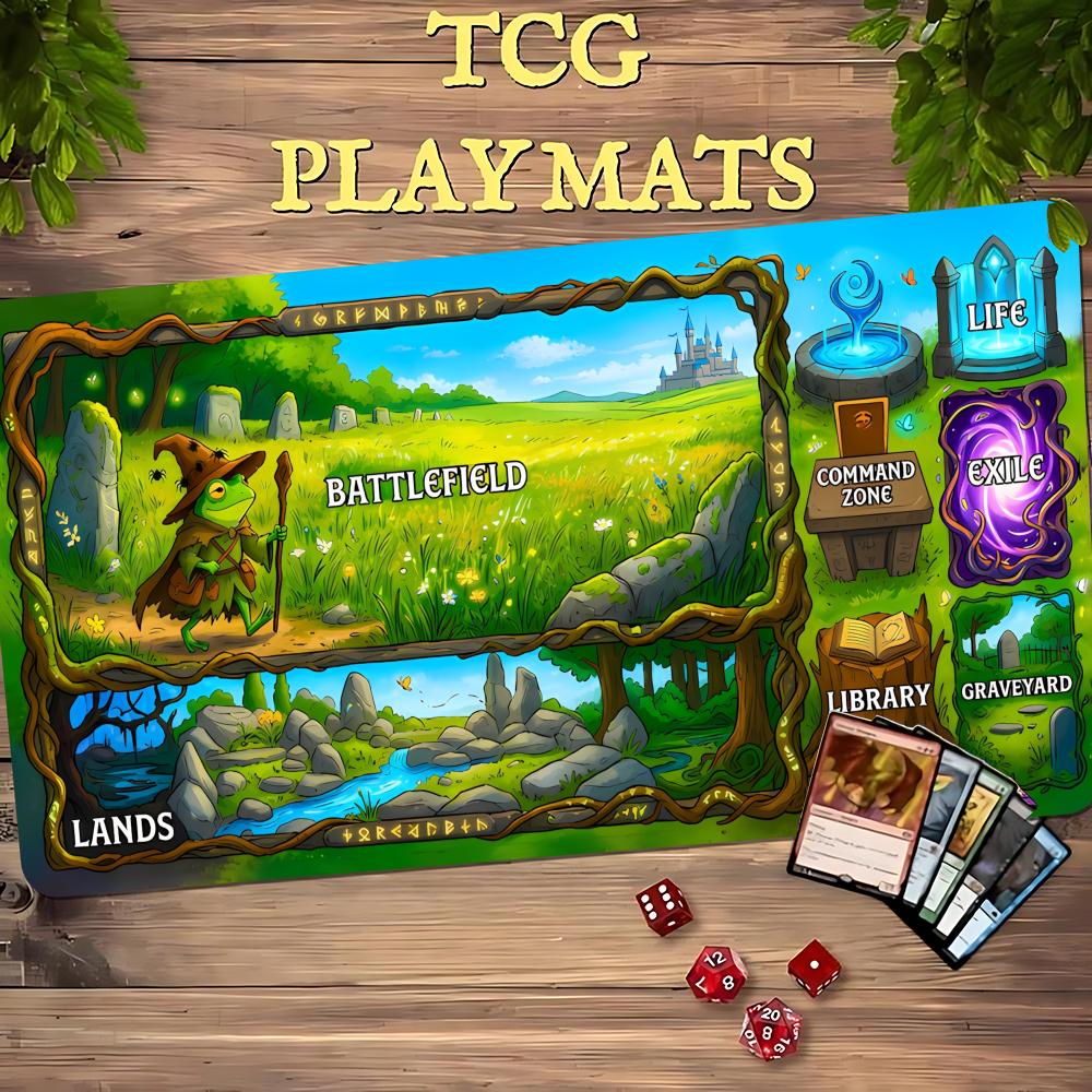 Magic Card Playmat TCG Playmat - Farming Zone recension och pris
