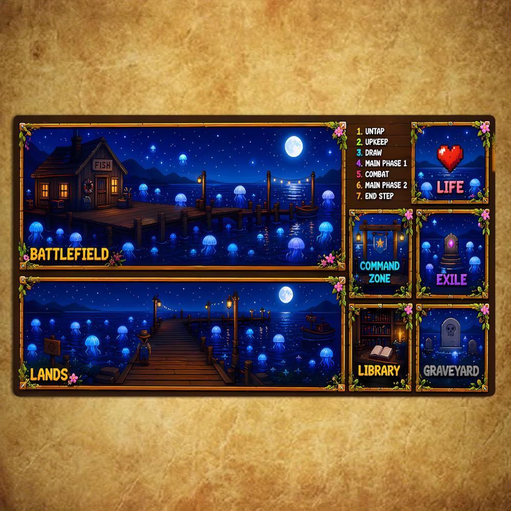 Magic Card Playmat TCG Playmat - Farming Zone recension och pris