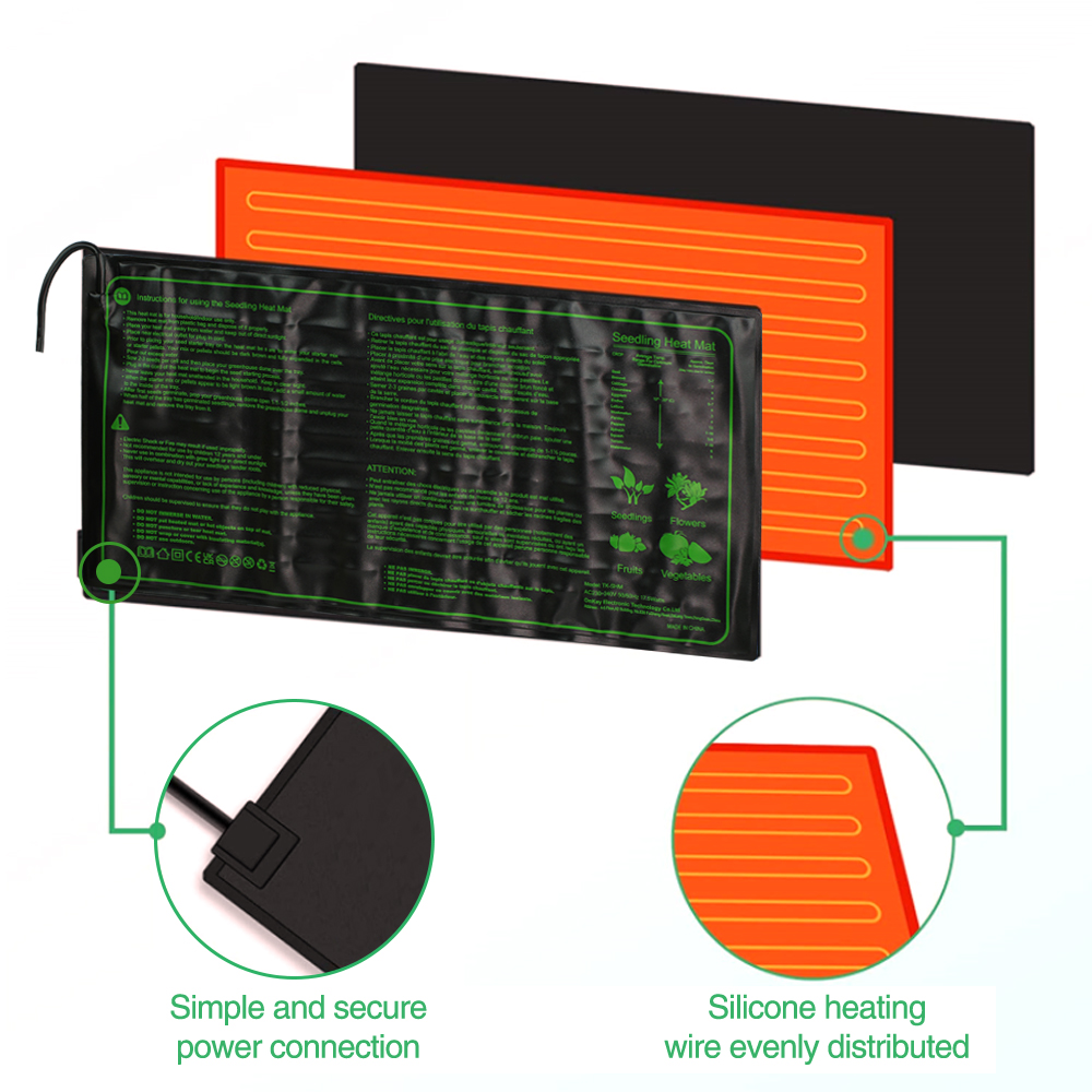 Seedling Heating Pad 3 Sizes W - Seedling Heat Mat recension och pris